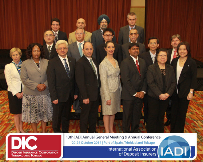 A group photo of all Executive Council members of the IADI