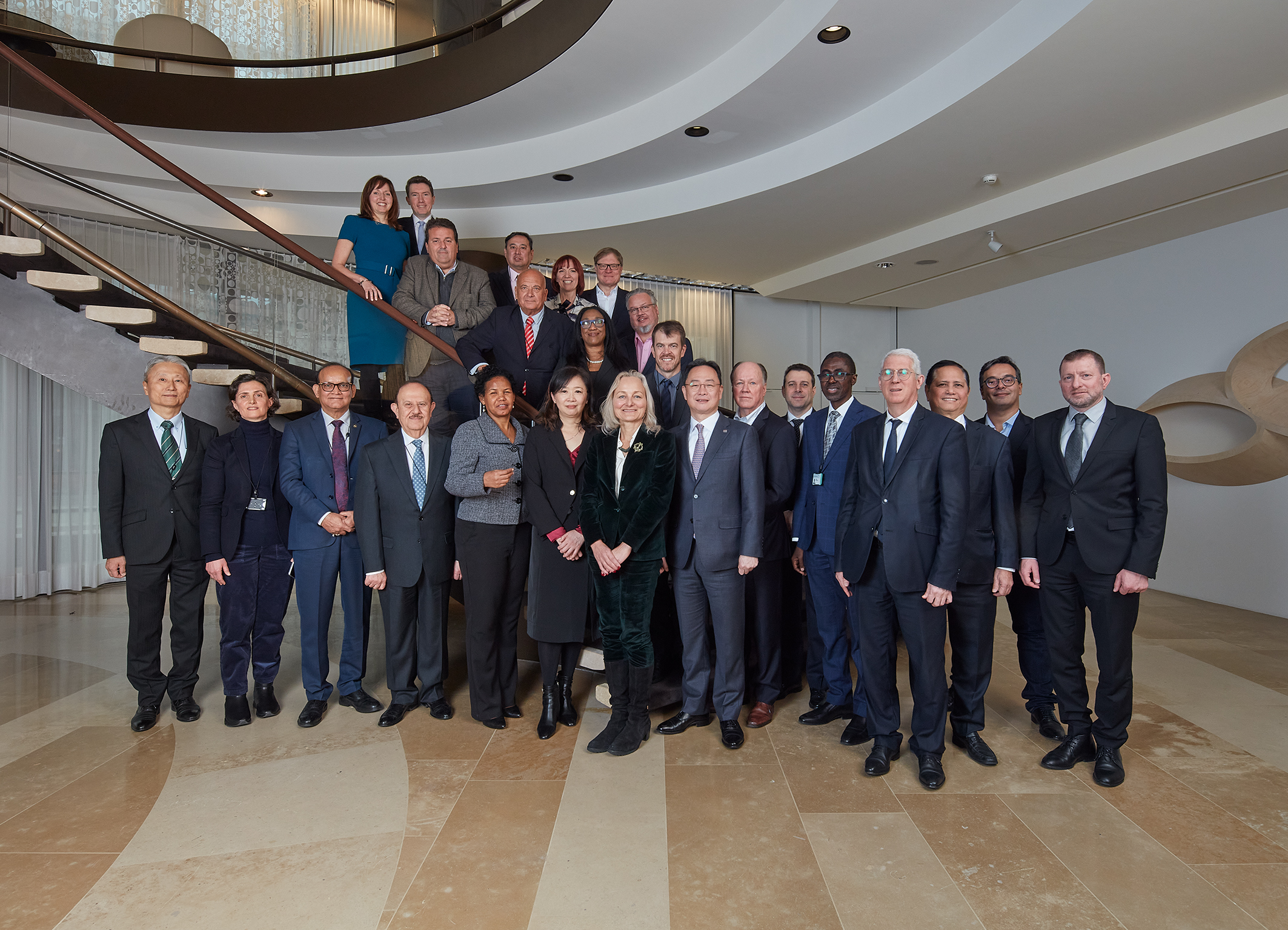 Group Photo of IADI 78th EXCO EVENTS in Basel, Switzerland—CDIC Executive Vice President Ms. Yvonne Fan and IADI EXCO members