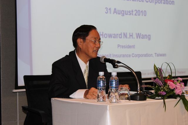 CDIC President Howard N. H. Wang delivered a presentation in Session Two on Taiwan’s early intervention and bank resolution.