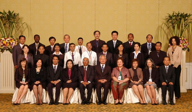 A group photo of participants of the 11th SEACEN Conference of Directors of Supervision of Asia-Pacific Economies: CDIC Chairman Mr. Fred Chen （4th from the left of the third row） is among the group. 