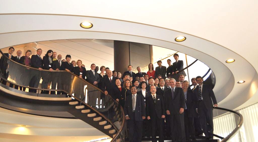 CDIC President Mr. Howard Wang attended the 32nd IADI Executive Council as well as the Research and Guidance Committee Meetings. Group Photo with IADI Chairman Mr. Martin Gruenberg, Secretary General Mr. Carlos Isoard and other representatives from deposit insurance organizations worldwide. 