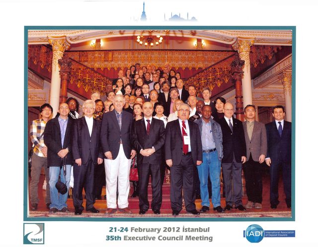 Group Photo of Participant：CDIC President Mr. Howard N. H. Wang （the middle of the third row） and attendees of IADI 35th Executive Council Meeting